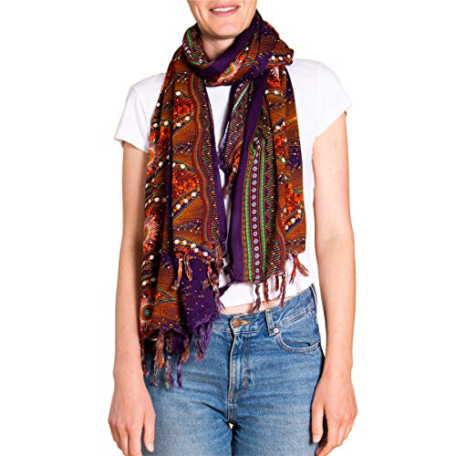 PANASIAM Scarf Peacock V14, 165x113cm von PANASIAM