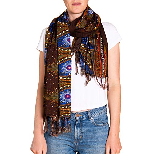 PANASIAM Scarf Peacock V15, 250x113cm von PANASIAM