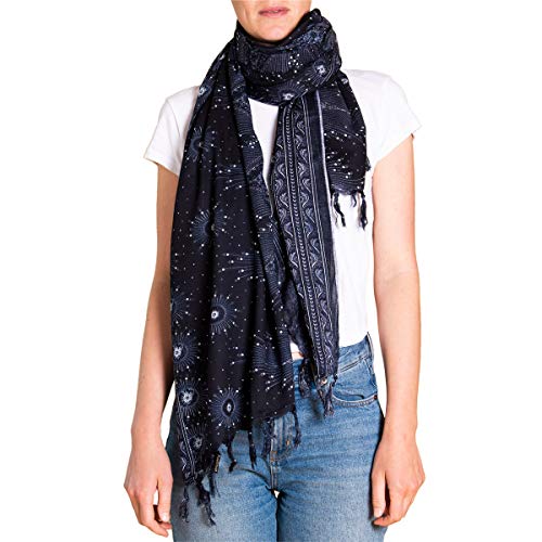 PANASIAM Scarf Peacock V20 black, 190x113cm von PANASIAM