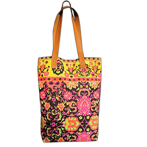 PANASIAM shoulderbag fluoro print, black, M von PANASIAM