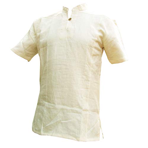 PANASIAM Shirt, Hemp, Cream, M, SS von PANASIAM