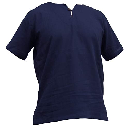 PANASIAM Shirt, K', 1button, Blue, L, Shortsleeve von PANASIAM