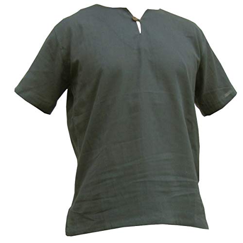 PANASIAM Shirt, K', 1button, Grey, XL, Shortsleeve von PANASIAM