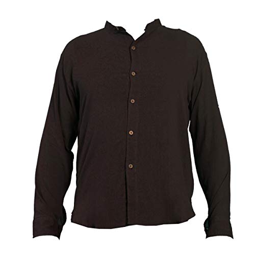 PANASIAM Shirt, K', 6button, Darkbrown, M, Longsleeve von PANASIAM