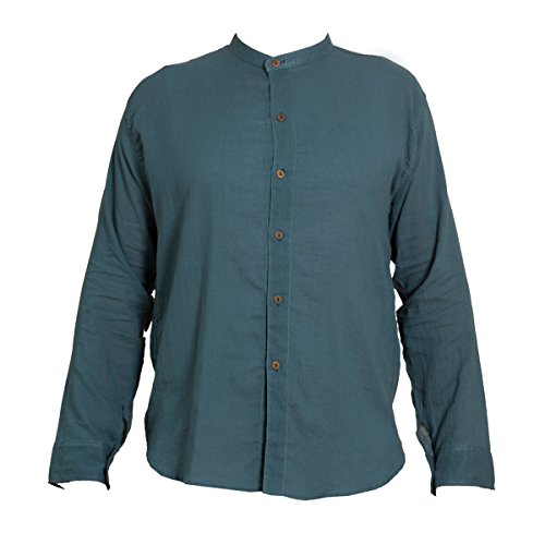 PANASIAM Shirt, K', 6button, petrolblue, XL, Longsleeve von PANASIAM