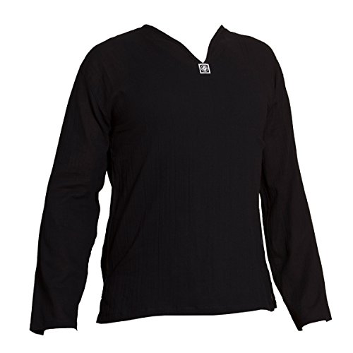 PANASIAM Shirt, K', NoButton, Black, S, longsl. von PANASIAM