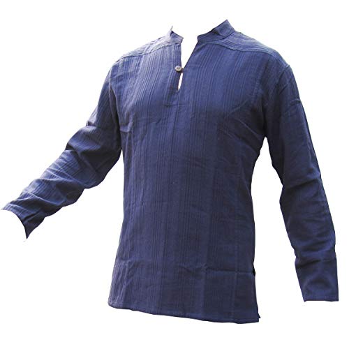 PANASIAM Shirt Ben, Blue, L, Longsleeve von PANASIAM