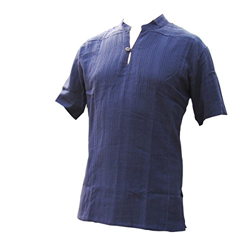 PANASIAM Shirt Ben, Blue, S, Shortsleeve von PANASIAM