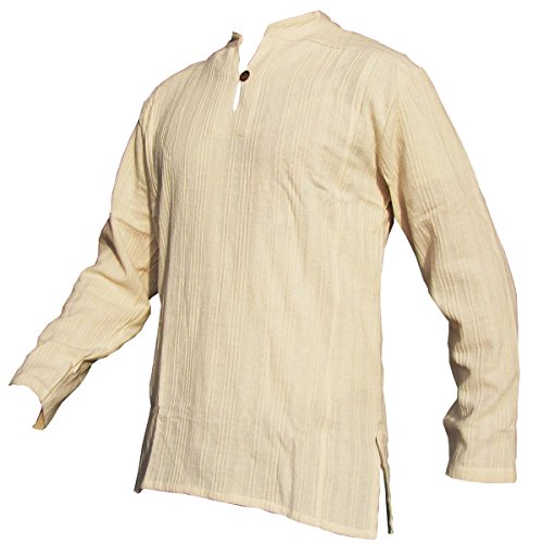 PANASIAM Shirt Ben, beige, M, Longsleeve von PANASIAM