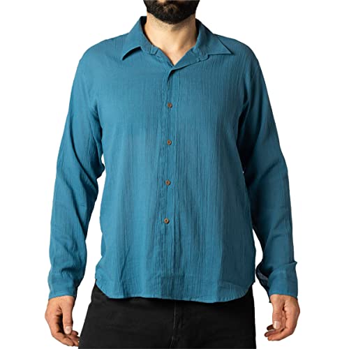 PANASIAM Shirt K06-collar Longsleeve lightblue XL von PANASIAM