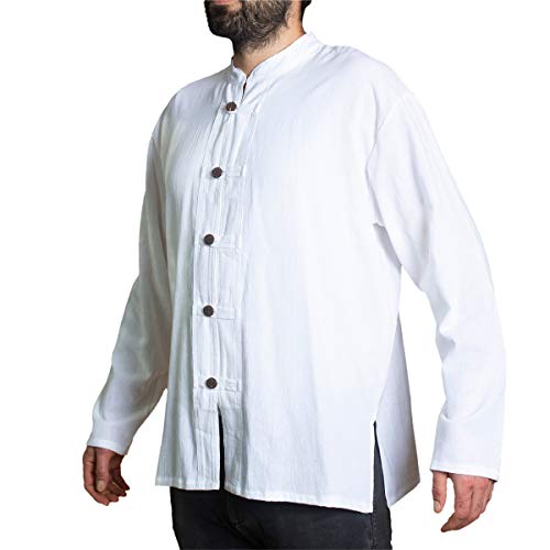 PANASIAM ShirtBEN-5Button, White XL von PANASIAM