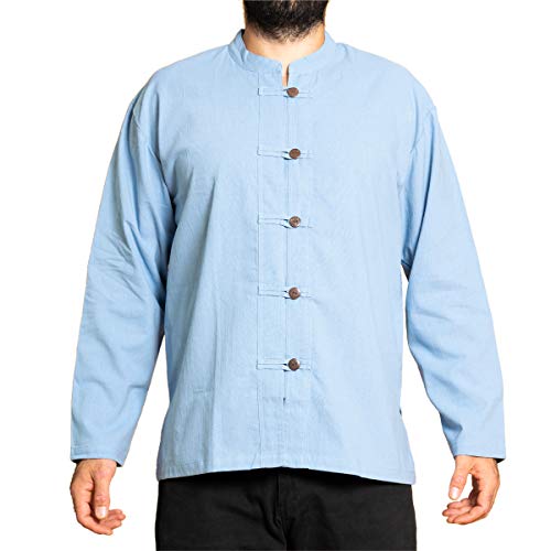 PANASIAM ShirtBEN-5Button, lightblue M von PANASIAM
