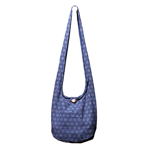 PANASIAM Shoulderbag Asanoha Design in blue, L PANASIAM Shoulderbag Asanoha Design in blue, L von PANASIAM