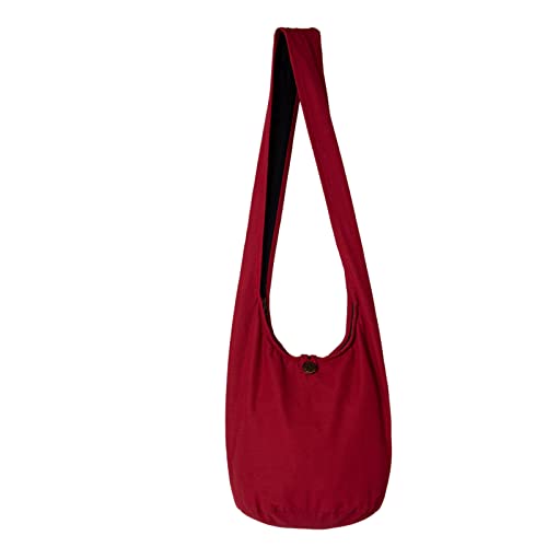 PANASIAM Shoulderbag Uni bordeauxred L von PANASIAM