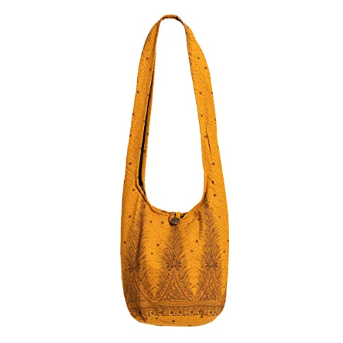 PANASIAM Shoulderbag V-Design in safron yellow, L von PANASIAM