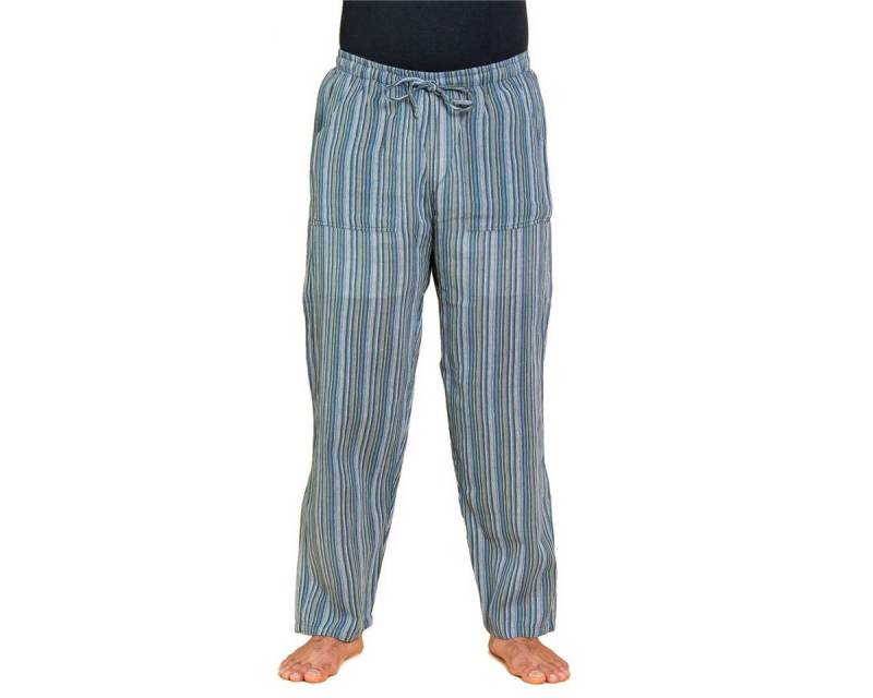 PANASIAM Wellnesshose Handgewebte Baumwollhose 'K' in verschiedenen Designs Freizeithose leger geschnitten Sommerhose Relaxhose von PANASIAM