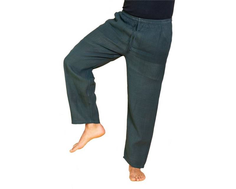 PANASIAM Stoffhose Handgewebte Baumwollhose 'K' in verschiedenen Designs Freizeithose leger geschnitten Sommerhose Relaxhose von PANASIAM