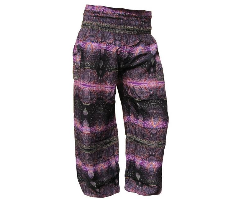 PANASIAM Haremshose Muckhose aus feiner natürlicher Viskose bequeme Haremshose für Damen leichte Sommerhose mit Seitentaschen Aladinhose von PANASIAM