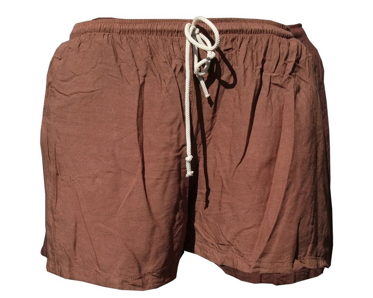 PANASIAM Strandshorts Damen Shorts einfarbig für Strand Yoga oder Meditation farbecht und angenehm zu Tragen Relaxshorts Damenshorts kurze Sporthose von PANASIAM