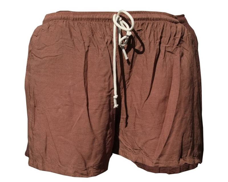PANASIAM Shorts Damen Shorts einfarbig für Strand Yoga oder Meditation farbecht und angenehm zu Tragen Relaxshorts Damenshorts kurze Sporthose von PANASIAM