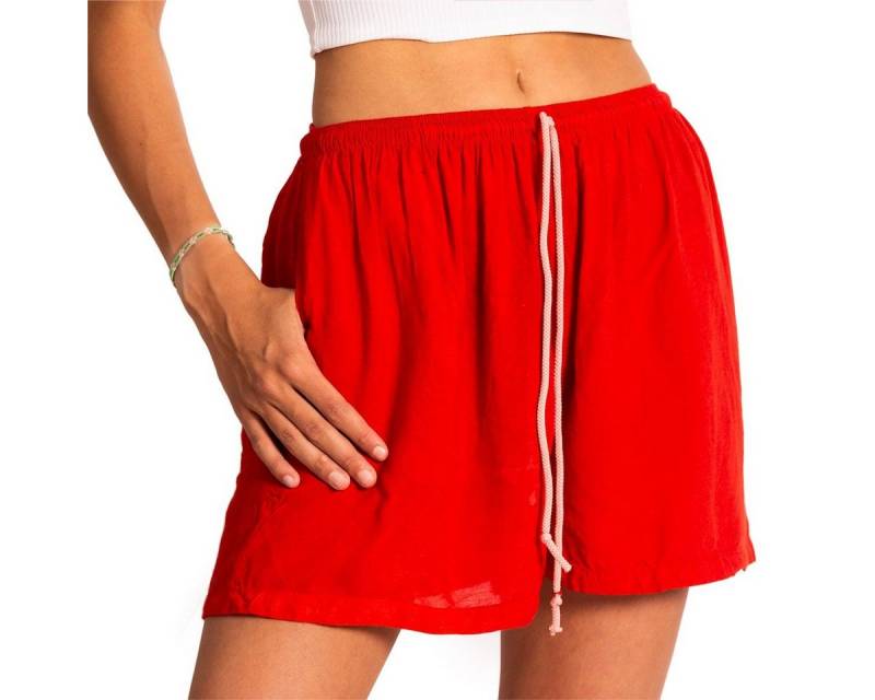 PANASIAM Shorts Damen Shorts einfarbig für Strand Yoga oder Meditation farbecht und angenehm zu Tragen Relaxshorts Damenshorts kurze Sporthose von PANASIAM