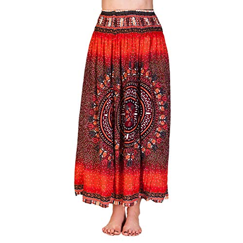 PANASIAM Summerskirt, Maoi in rot, Unisize von PANASIAM