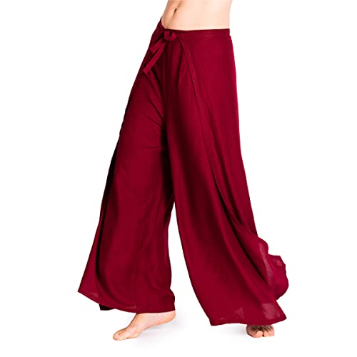 PANASIAM Sunshine Pants Plain, Bordeaux red, M von PANASIAM