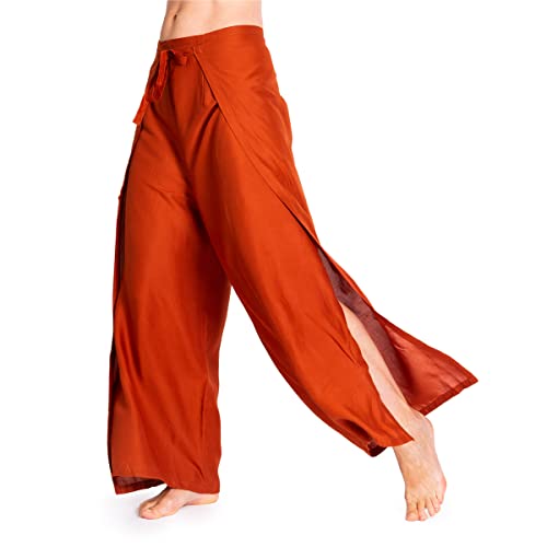 PANASIAM Sunshine Pants Plain, red Brown, L von PANASIAM