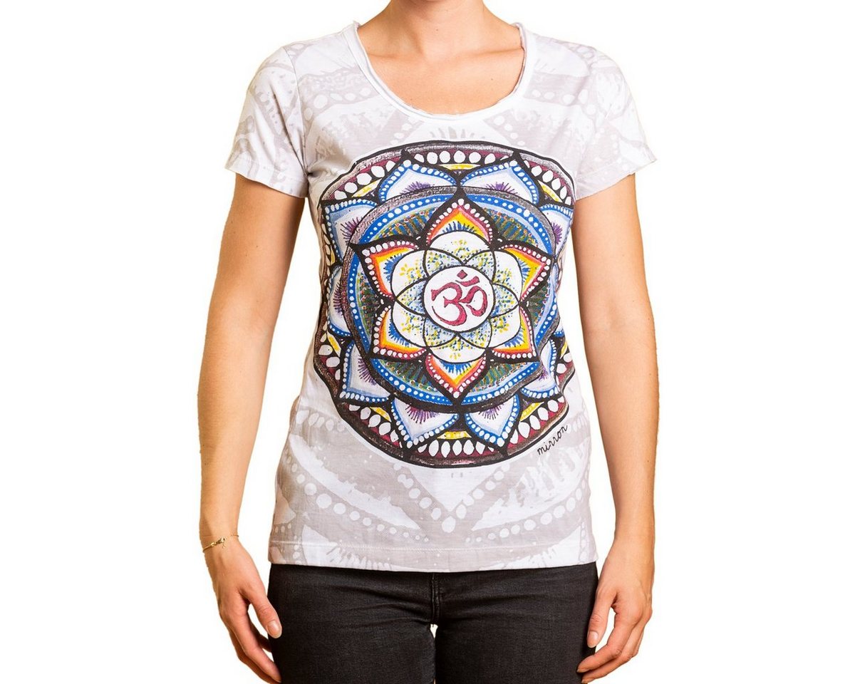 PANASIAM T-Shirt Mirror Damen T-Shirt 'Chakra' von PANASIAM