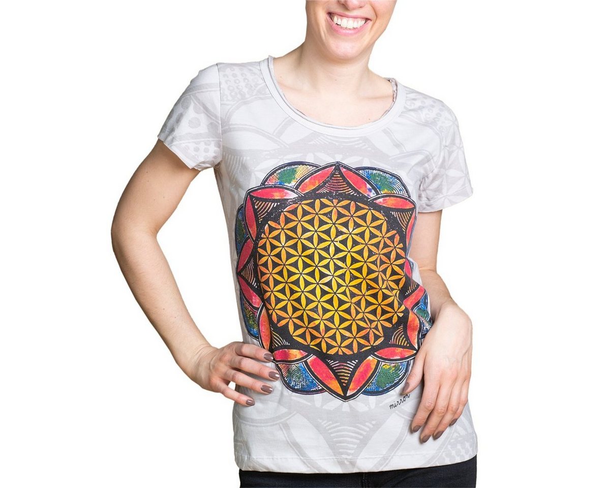 PANASIAM T-Shirt Mirror Damen T-Shirt 'Chakra' von PANASIAM