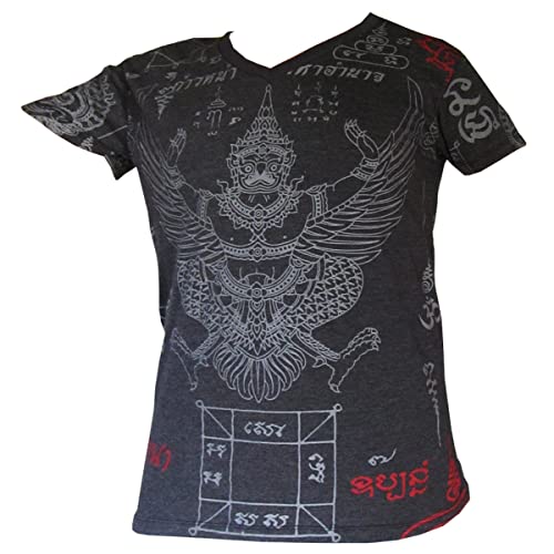 PANASIAM T-Shirt Work Yantra Garuda Black L von PANASIAM