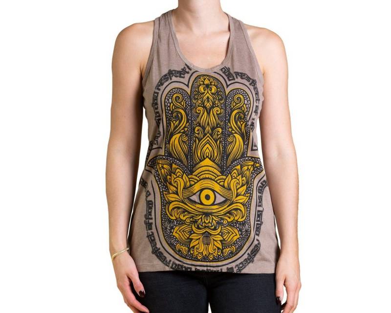 PANASIAM Crop-Top Babu Top Om- oder Hand-Design von PANASIAM