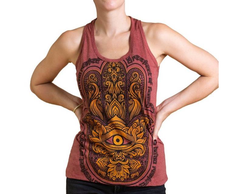 PANASIAM Crop-Top Babu Top Om- oder Hand-Design von PANASIAM