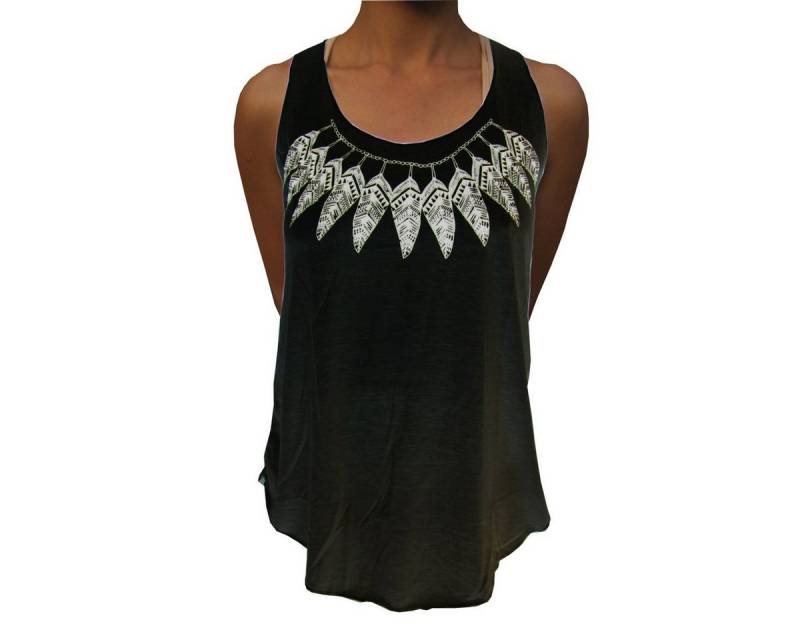 PANASIAM Crop-Top Simple Top Bangkok Print-Design von PANASIAM