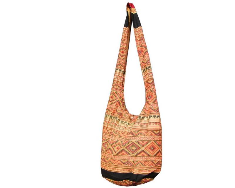 PANASIAM Freizeittasche Schulterbeutel Elefant Schultertasche aus 100% Baumwolle in 2 Größen, Beuteltasche als Wickeltasche Handtasche oder Strandtasche geeignet von PANASIAM