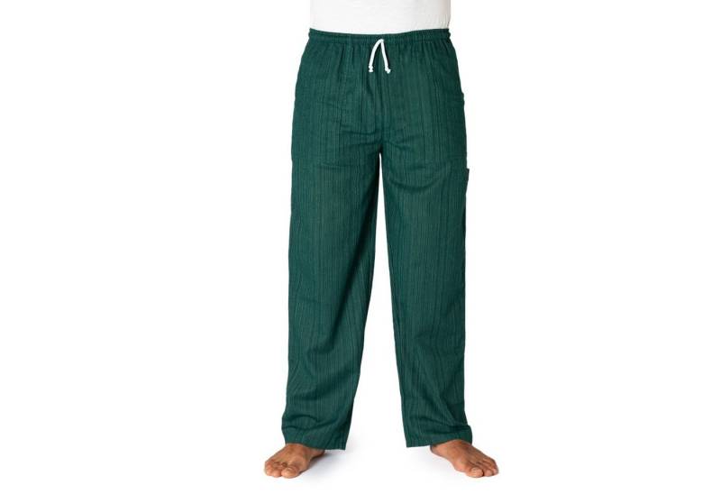 PANASIAM Wellnesshose Bundhose Lini bequeme Unisex Stoffhose aus 100% Baumwolle für Damen und Herren Freizeithose mit Taschen Relaxhose bequeme Sommerhose von PANASIAM