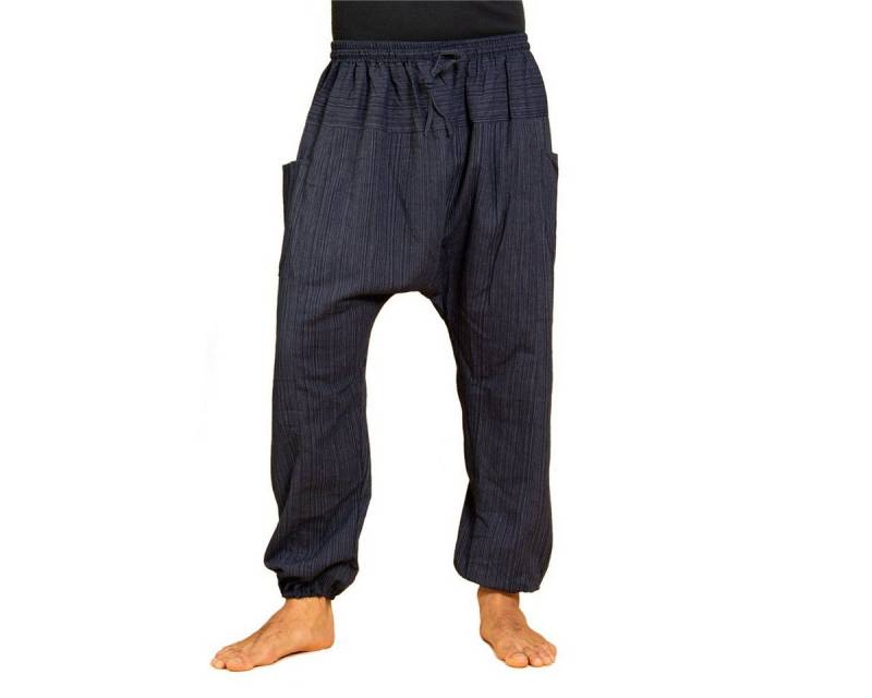PANASIAM Wellnesshose Chillhose Lini lockere Boho Hose aus 100% Baumwolle bequem und in natürlichen Farben Freizeithose mit Gummibund Unisex Sommerhose von PANASIAM