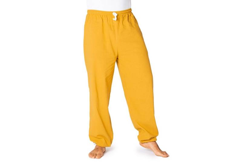 PANASIAM Stoffhose E-Pants leichte Unisex Bundhose aus weicher Baumwolle für Damen und Herren Freizeithose mit Tunnelzug Relaxhose bequeme Sommerhose von PANASIAM