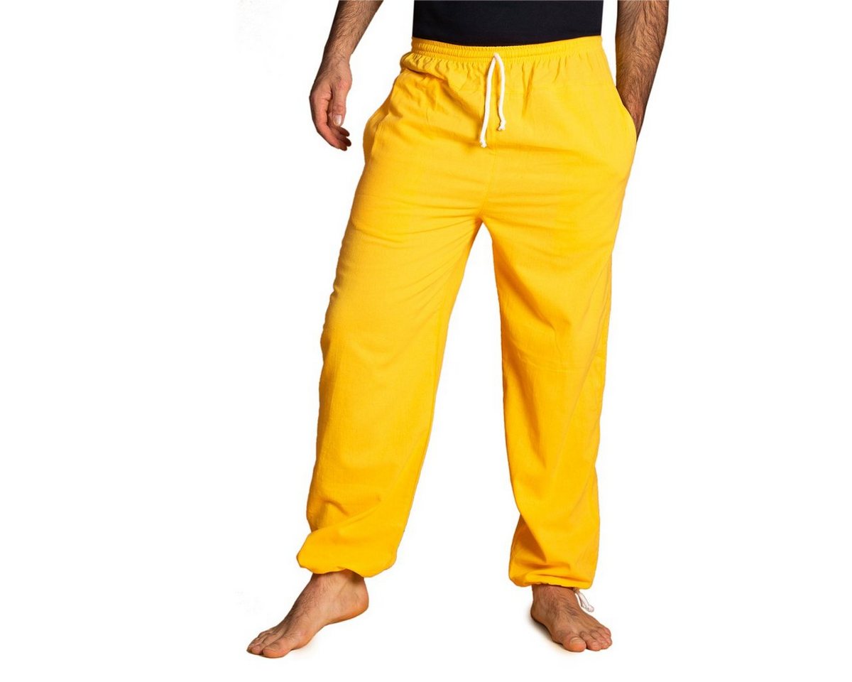 PANASIAM Wellnesshose E-Pants leichte Unisex Bundhose aus weicher Baumwolle für Damen und Herren Freizeithose mit Tunnelzug Relaxhose bequeme Sommerhose von PANASIAM