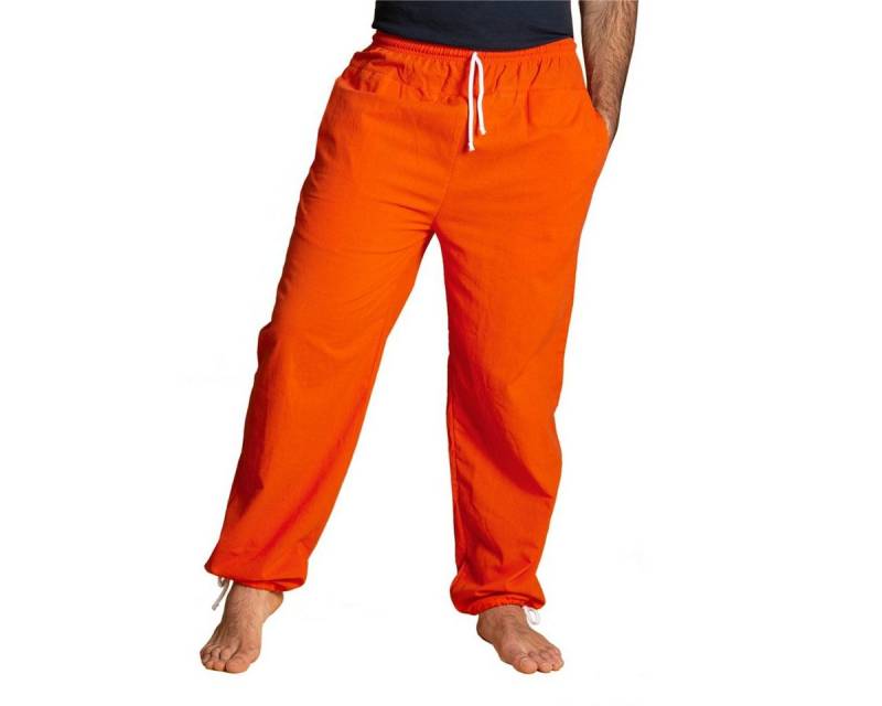 PANASIAM Stoffhose E-Pants leichte Unisex Bundhose aus weicher Baumwolle für Damen und Herren Freizeithose mit Tunnelzug Relaxhose bequeme Sommerhose von PANASIAM