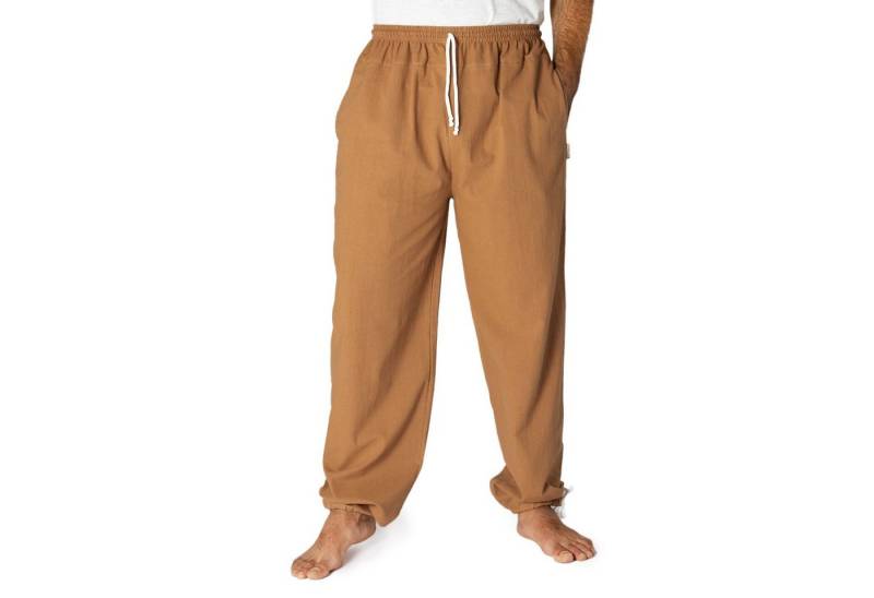 PANASIAM Stoffhose E-Pants leichte Unisex Bundhose aus weicher Baumwolle für Damen und Herren Freizeithose mit Tunnelzug Relaxhose bequeme Sommerhose von PANASIAM