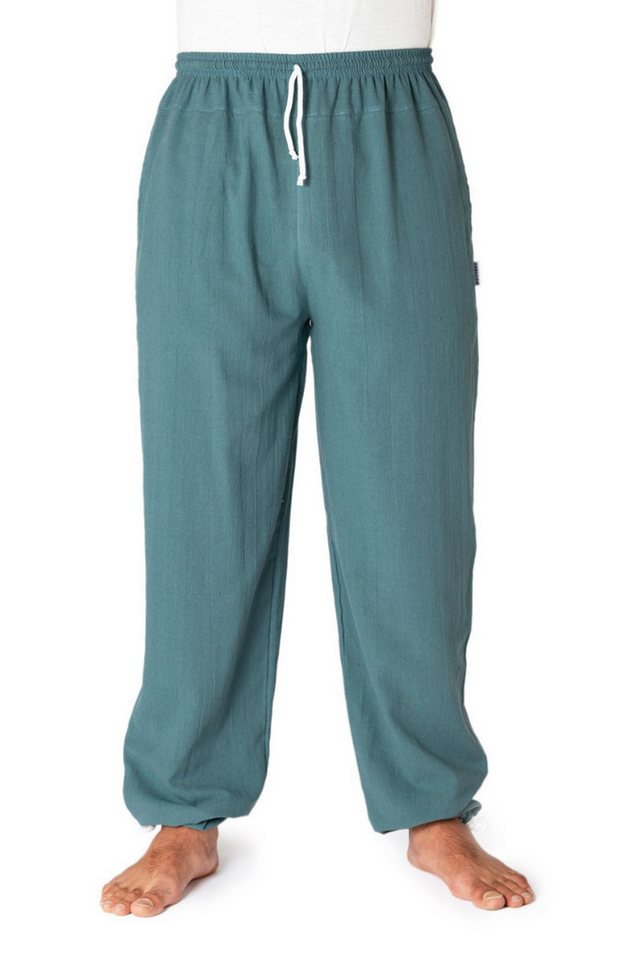 PANASIAM Stoffhose E-Pants leichte Unisex Bundhose aus weicher Baumwolle für Damen und Herren Freizeithose mit Tunnelzug Relaxhose bequeme Sommerhose von PANASIAM