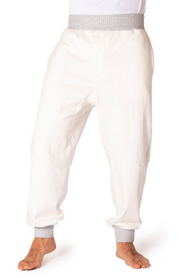 PANASIAM Wellnesshose Haremsjogger perfekte Chillhose für die kühleren Tage aus 100% Baumwolle Freizeithose im Aladin Style Unisex Haremshose von PANASIAM