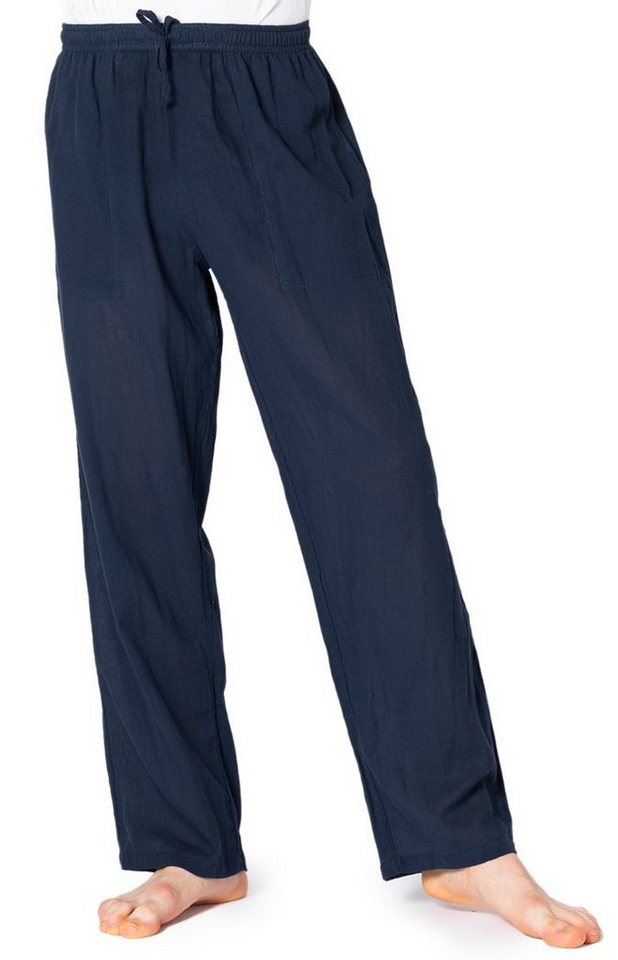 PANASIAM Stoffhose Sommerhose PaSalu extra dünner Stoff für die sehr heißen Tage 100% Baumwolle Unisex Freizeithose für Damen & Herren Relaxhose von PANASIAM