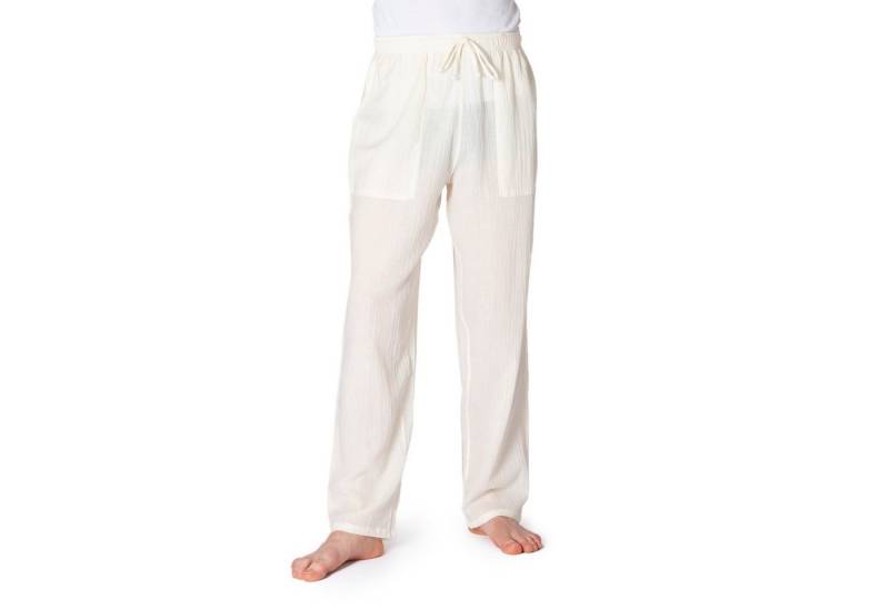 PANASIAM Stoffhose Sommerhose PaSalu extra dünner Stoff für die sehr heißen Tage 100% Baumwolle Unisex Freizeithose für Damen & Herren Relaxhose von PANASIAM