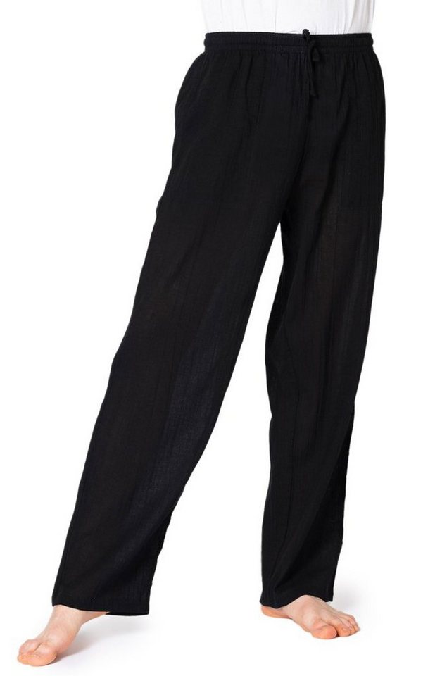 PANASIAM Stoffhose Sommerhose PaSalu extra dünner Stoff für die sehr heißen Tage 100% Baumwolle Unisex Freizeithose für Damen & Herren Relaxhose von PANASIAM