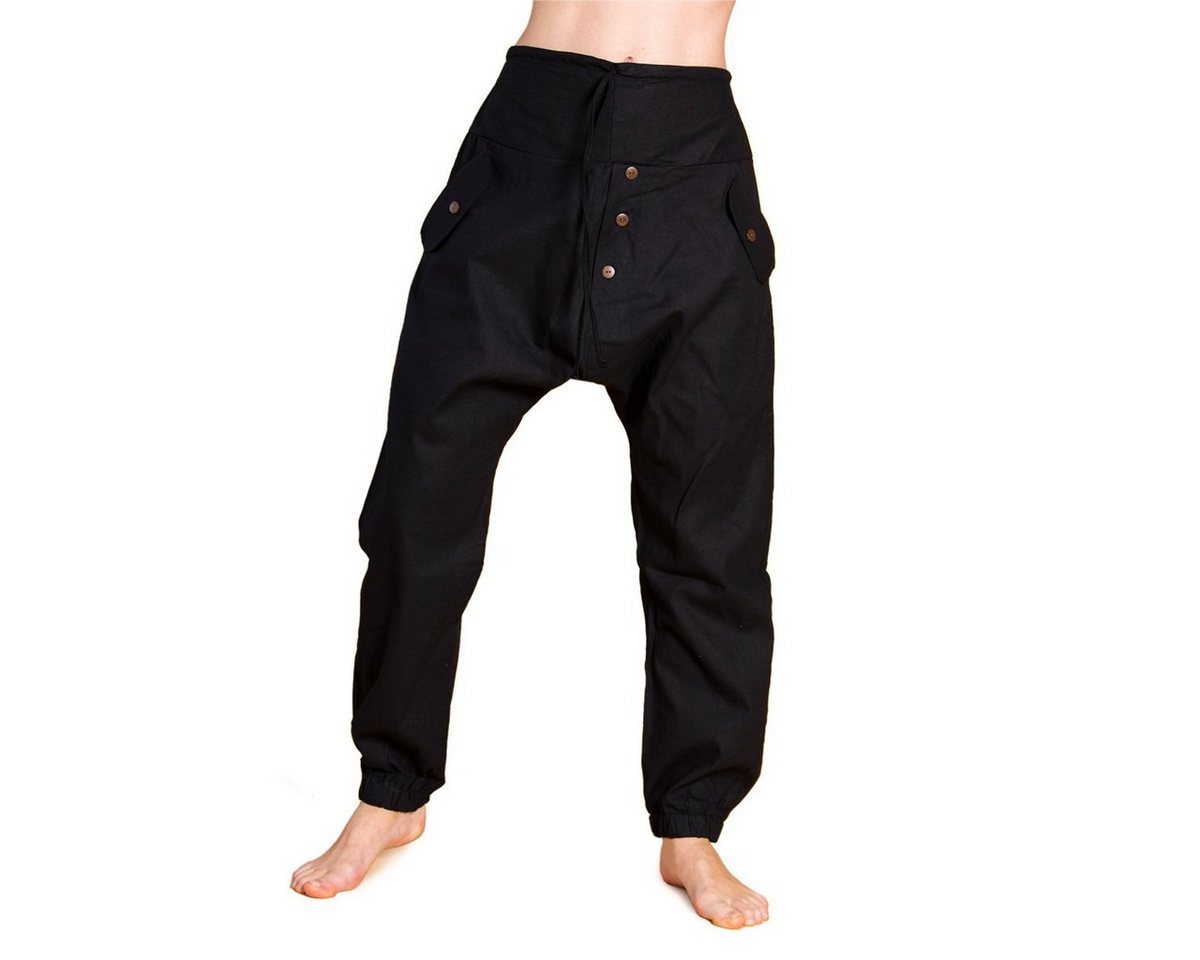 PANASIAM Wellnesshose Yogipants Typ3 Baggy Haremshose aus weicher Baumwolle bequeme Yogahose Unisex Freizeithose für Damen und Herren von PANASIAM