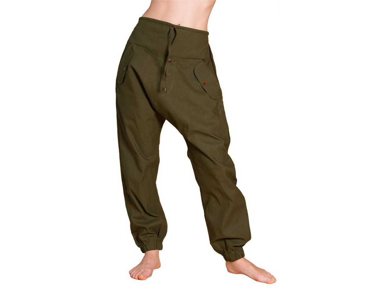 PANASIAM Wellnesshose Yogipants Typ3 Baggy Haremshose aus weicher Baumwolle bequeme Yogahose Unisex Freizeithose für Damen und Herren von PANASIAM