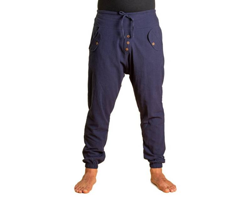 PANASIAM Haremshose Yogipants classic bequeme Freizeithose wie Aladinhose Unisex für Damen und Herren Haremshose Tunnelzug vorne Gummiband hinten von PANASIAM