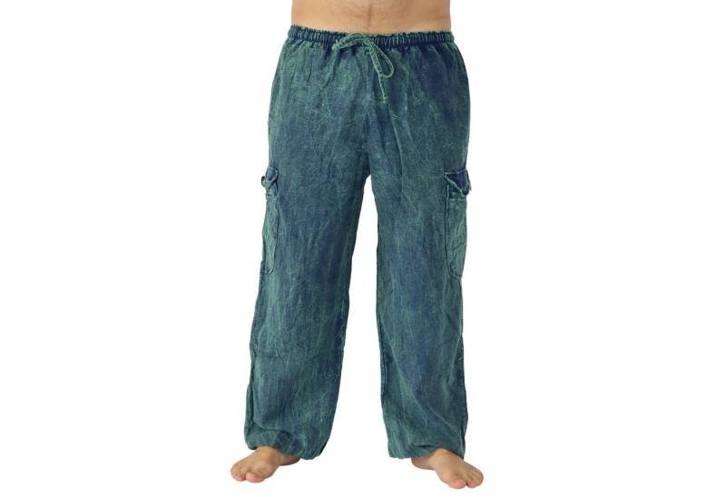 PANASIAM Cargohose weit geschnittene Cargohose aus 100% Baumwolle Baggy Hose Outdoorhose lässige Jogginghose lockere Relaxhose Freizeithose lange Loungehose von PANASIAM